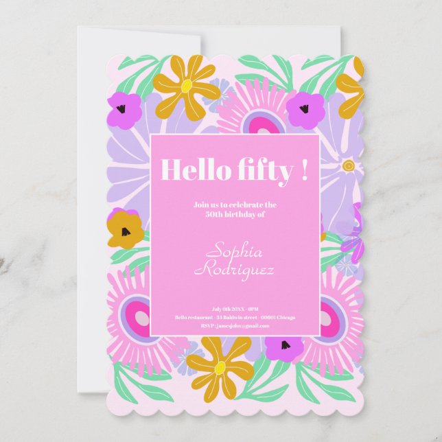 Convite Invitation (Frente)