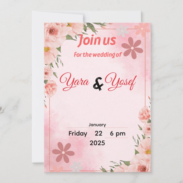 Convite Invitation (Frente)