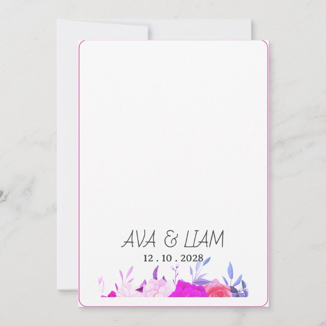 Convite Invitation (Verso)