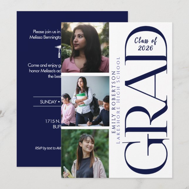 Convite Invitation (Frente/Verso)