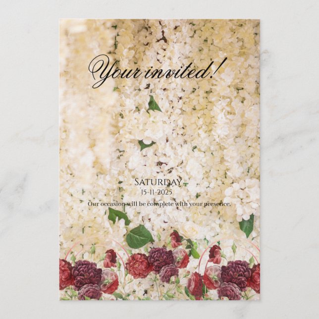 Convite Invitation (Frente)