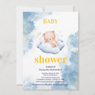 Convite Invitation A reception for our little bear