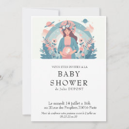 Convite Invitation baby shower en français