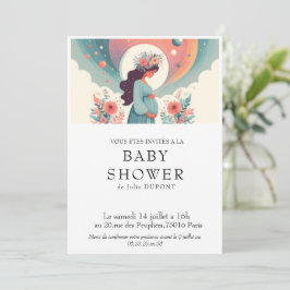 Convite Invitation baby shower en français