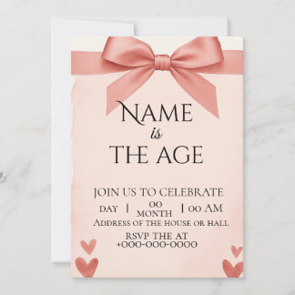 Convite Invitation birthday 