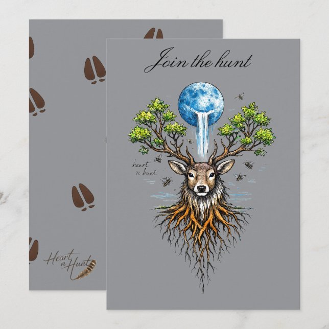 Convite Invitation card (Frente/Verso)