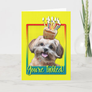 Convite Invitation Cupcake - ShihPoo - Maggie