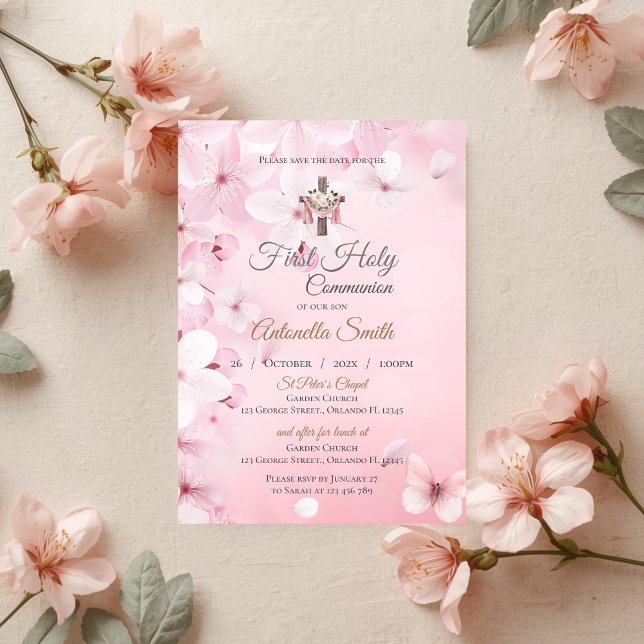 Convite Invitation First Boy Communion (Criador carregado)