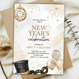 Convite Invitation for a new year celebrations 