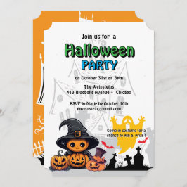 Convite Invitation : HALLOWEEN House #3