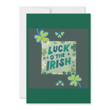 Invitation Luck O' The Irish 
