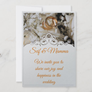 Convite invitation mariage