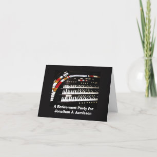 Convite Invitation to Retirement Party, Keyboard