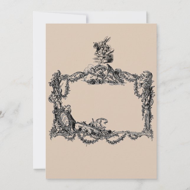 Convite Invitation to the wedding card – Einladung (Verso)