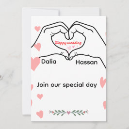 Convite Invitation wedding 