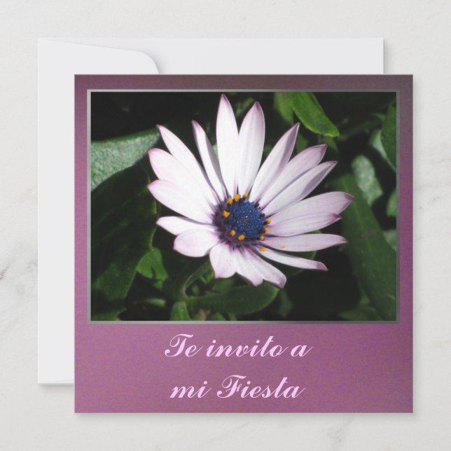 Convite Invito de Invitación - de Te uma festa do MI - (Frente)