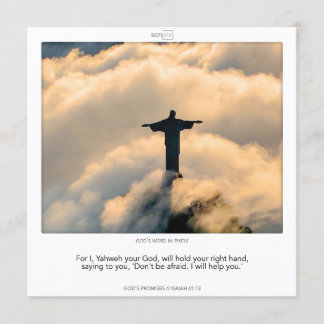 Convite Isaiah 41:13 GOD'S PROMISES