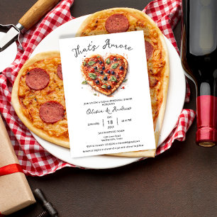 Convite Isso é Jantar de Ensaios Italiano Casual That's Am