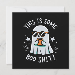 Convite Isto é Alguma Folha de Boo