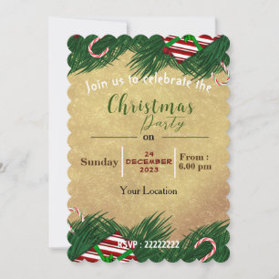 Convite Isto é para celebrar o Natal