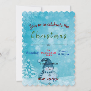 Convite Isto é para celebrar o Natal