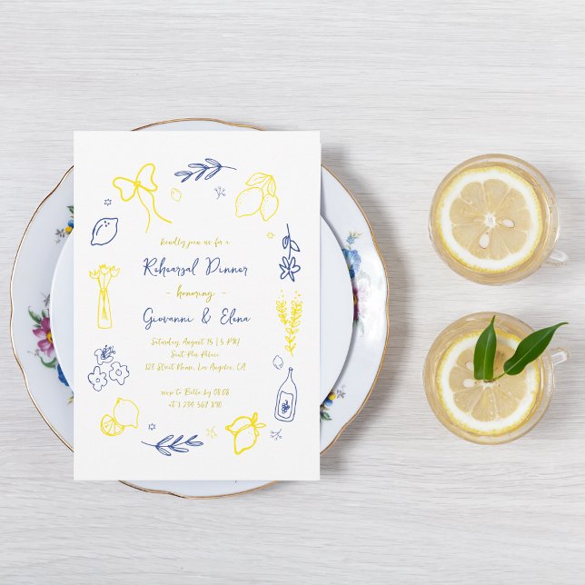 Convite Isto Mais Uma Mão Desenhou Janto De Ensaio Italian (Criador carregado)