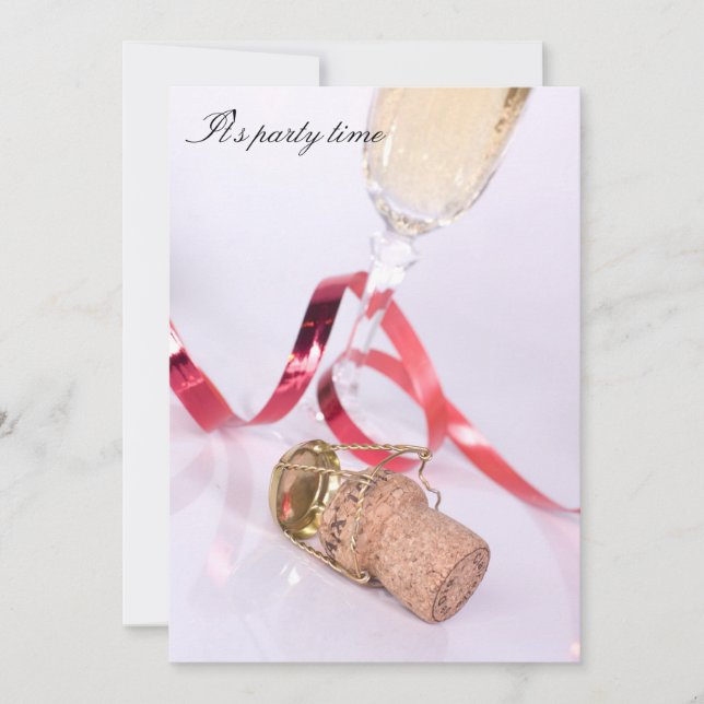 Convite It' s party time (Frente)