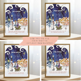 Convite It Takes a Village Universal Sign Suite TEMPLATE