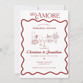 Convite Itália | Comida italiana | Janto de ensaio