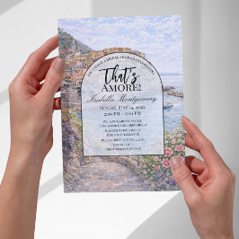 Convite Italian Manarola That’s Amore Bridal Shower