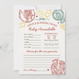 Convite Italian Pasta Advice for Baby Shower Card