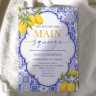 Convite Italiana Ela Encontrou Seu Chá de panela De Aperta