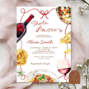 Convite Italiano é mais Chá de panela