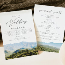 Itinerário de Boas-Vindas de Casamento das GRANDES