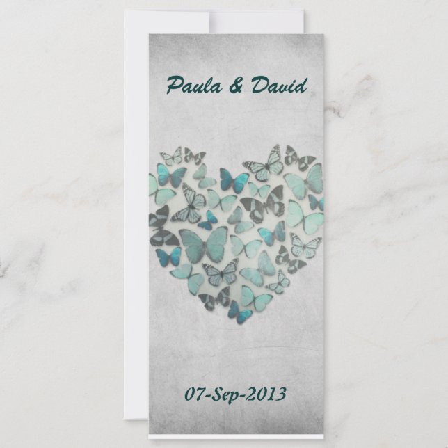 Convite Itinerário de Casamento (Frente)