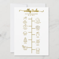 Itinerário de Casamento Coquetel - Ícone de Boas-V