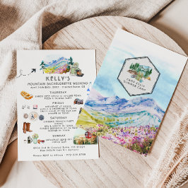 Convite Itinerário de Fim de Semana Bachelorette | Campo d