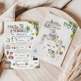 Convite Itinerário de Fim de Semana Bachelorette | Roma, I