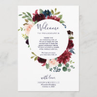 Itinerário do Casamento Carta de Boas-Vindas do Ho