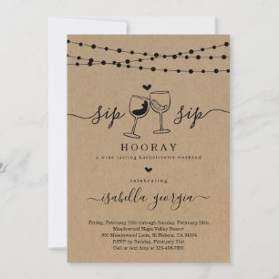 Convite Itinerário do Fim de Semana do Provando de Vinho 