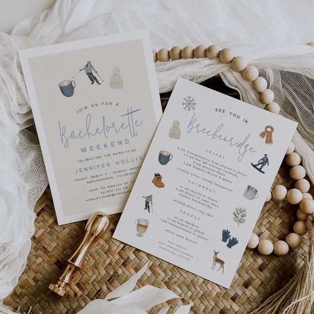 Convite Itinerário do Final de Semana da Bachelorette de r (Criador carregado)