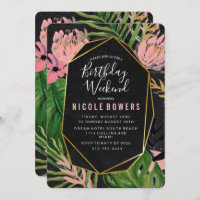 Convite Itinerário no Fim de Semana de Aniversário