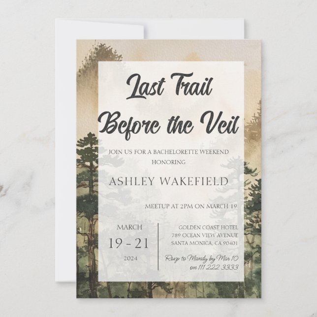 Convite Itinerário no Fim de Semana do Campo de Montanha R (Frente)