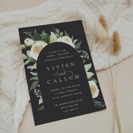 Convite Ivory Bloom | Casamento por arco floril