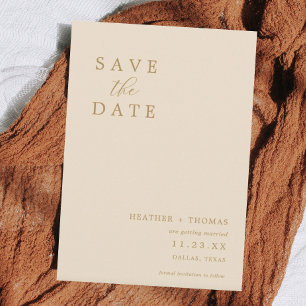 Convite Ivory Modern Wedding Salva As Datas