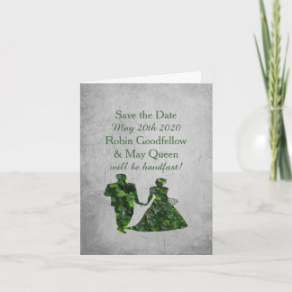 Convite Ivy Green Man & Lady Handfast Salve a data