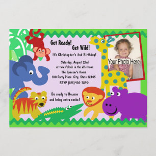 Convite J é para a selva