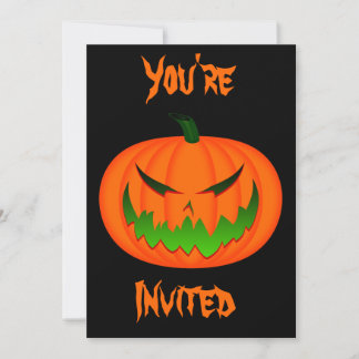 Convite Jack-O-Lanterna II