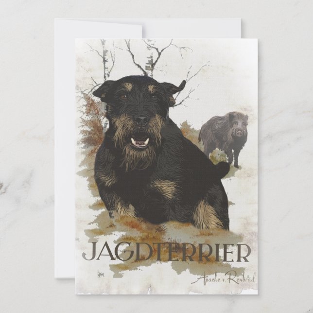 Convite Jagdterrier (Frente)