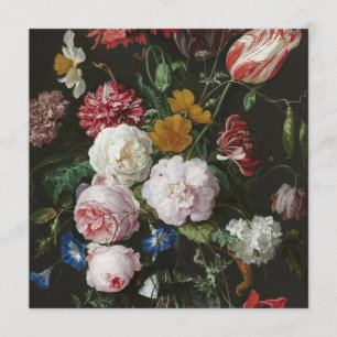 Convite Jan Davidsz. De Heem - Vida Estática Com Flores